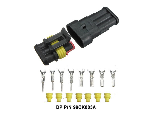 AMP 3 Pin Connector Pack
