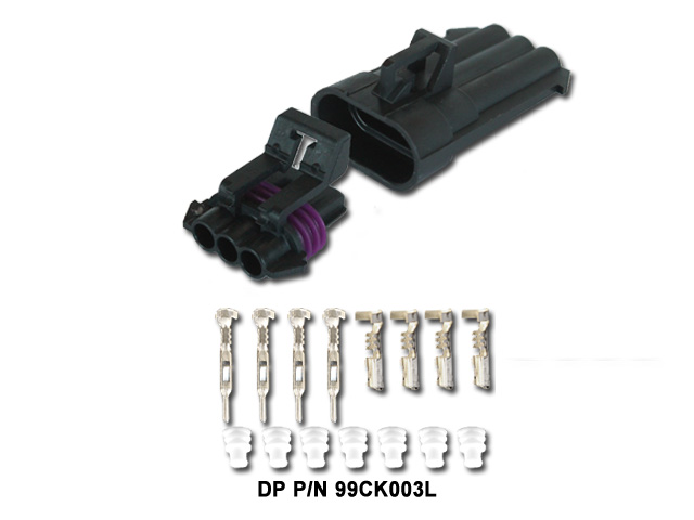 Delphi 3 Pin Connector Pack