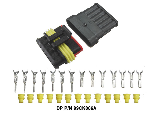 AMP 6 Pin Connector Pack